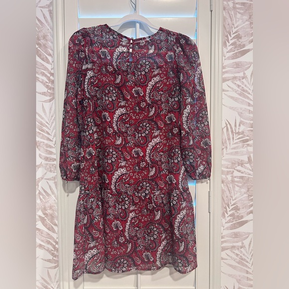 NWOT LOFT Boho Shimmer Mini Dress Size XS Petite - Picture 7 of 8